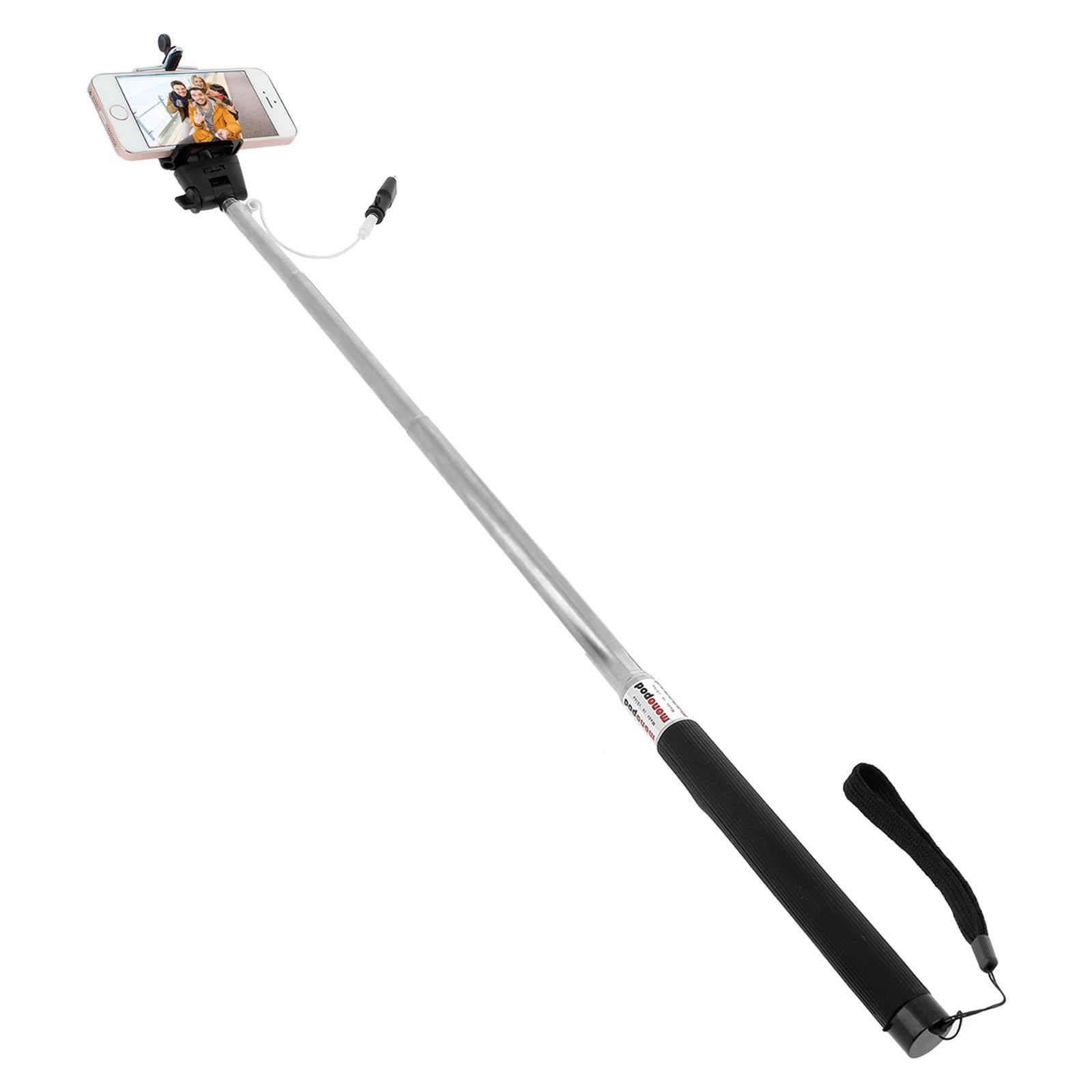Perche à Selfie pour iPhone Lightning Télescopique Extensible 1m Rotative-1