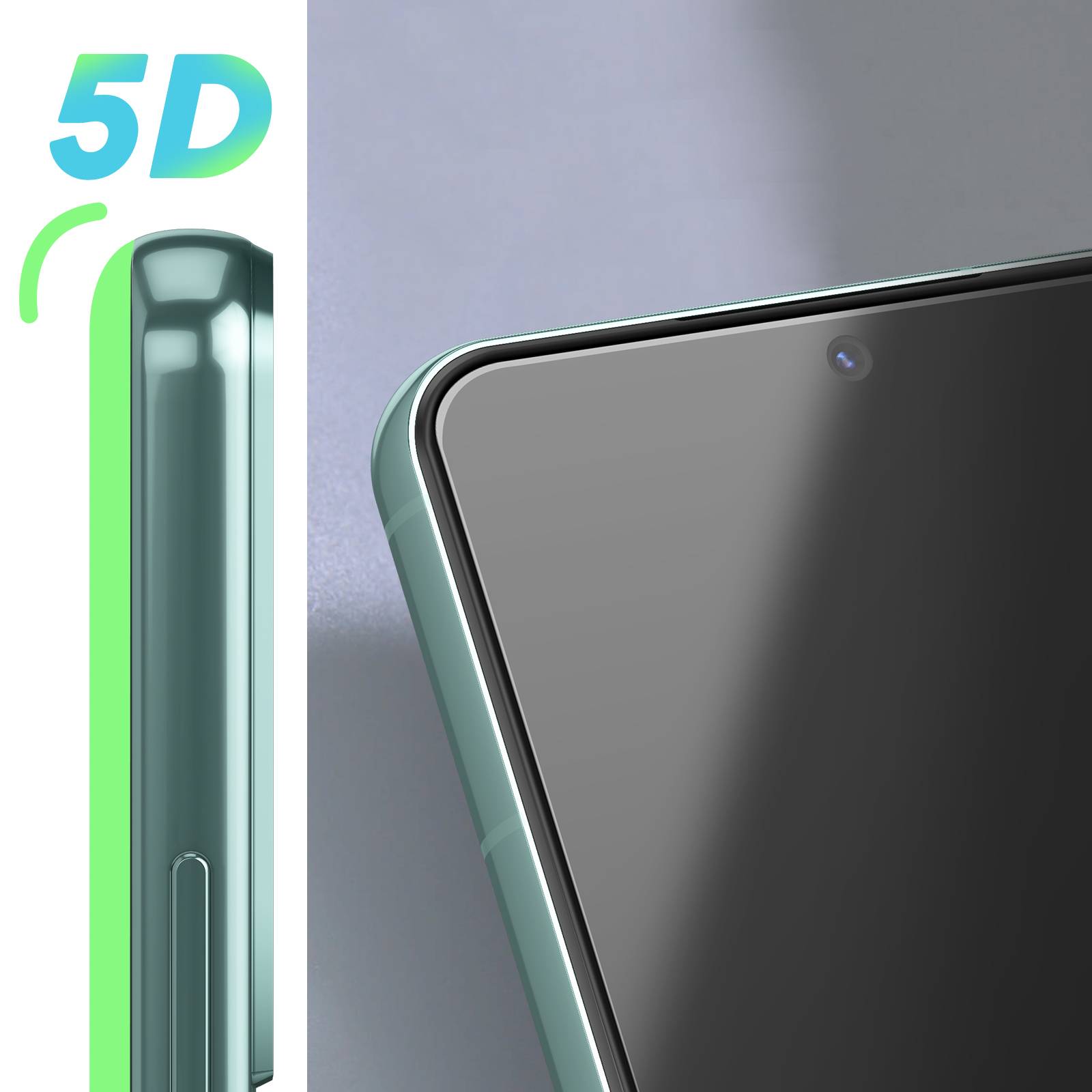 Verre Trempé pour Samsung Galaxy S22 Plus Adhésion Totale Biseauté-3