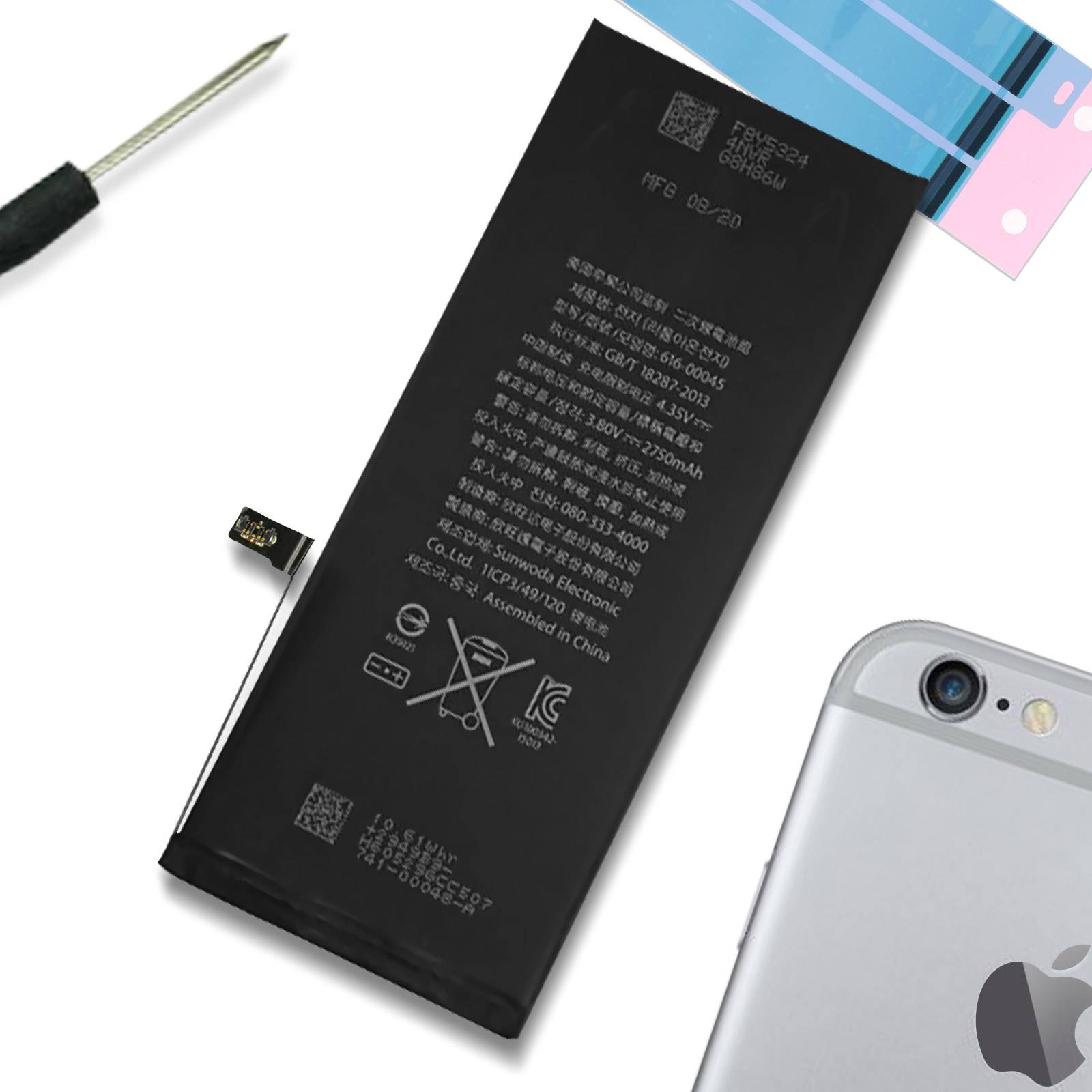 Batterie pour iPhone 6 Plus 2915mAh Originale A1522-3