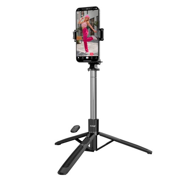 Perche Selfie Bluetooth Extensible avec Trépied Stable Support Rotatif