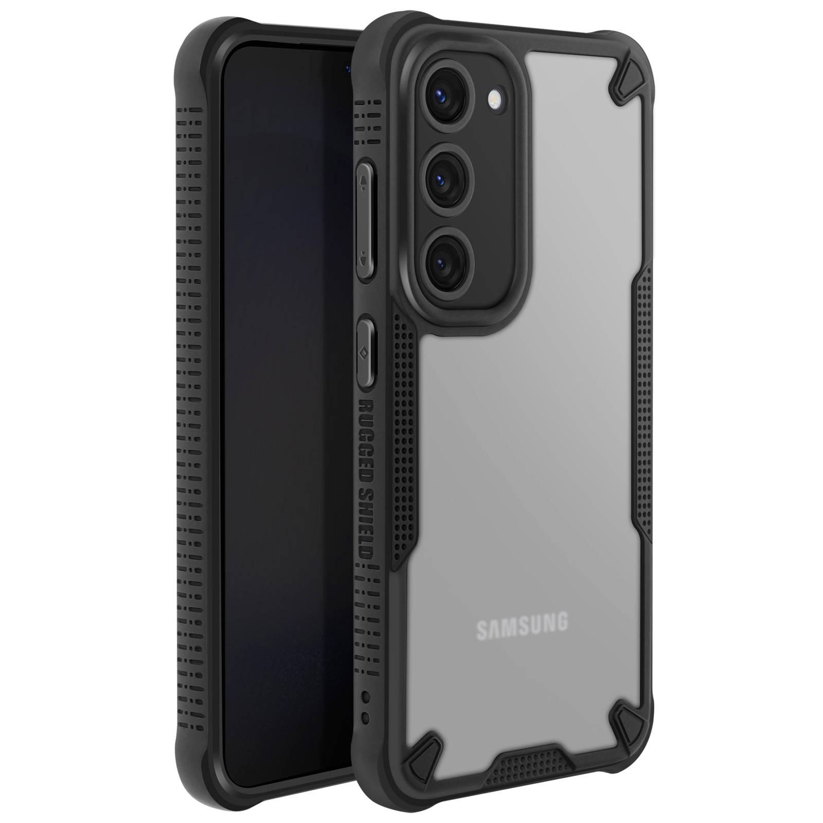 Coque Antichoc pour Samsung Galaxy S24 Dos Mat Anti-trace-0