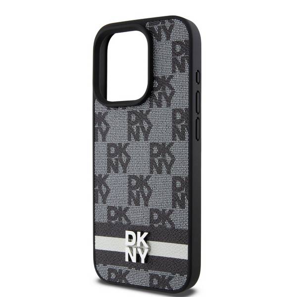 Coque pour iPhone 15 Pro Max Élégante avec Motifs à Carreaux et à Rayures