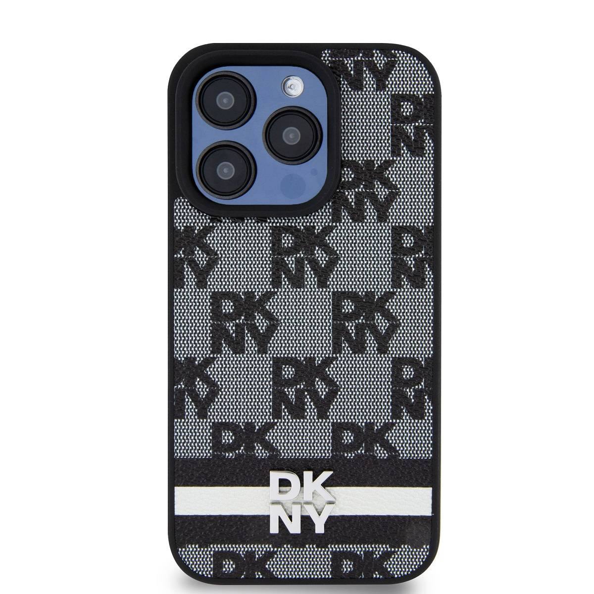 Coque pour iPhone 15 Pro Max Élégante avec Motifs à Carreaux et à Rayures-2