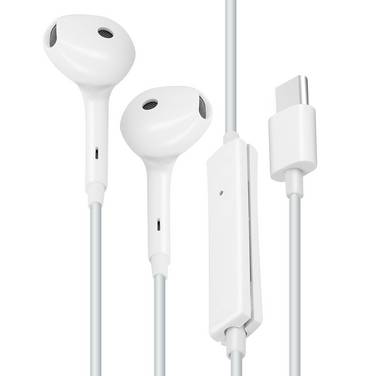 Écouteurs filaires USB-C Microphone Bouton Multifonction