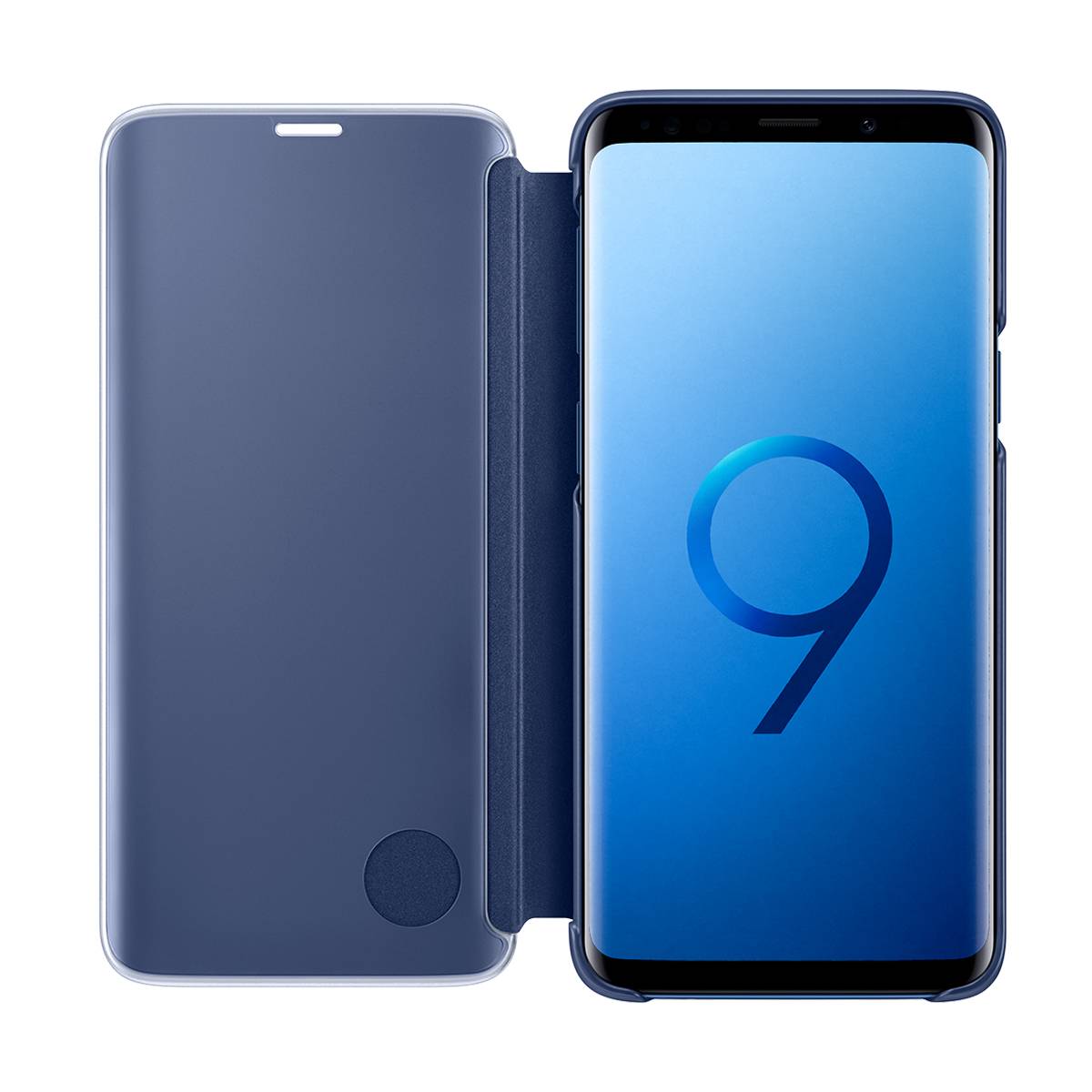 Étui pour Galaxy S9 Folio Modèle Clear View Cover avec Fonction Stand-1