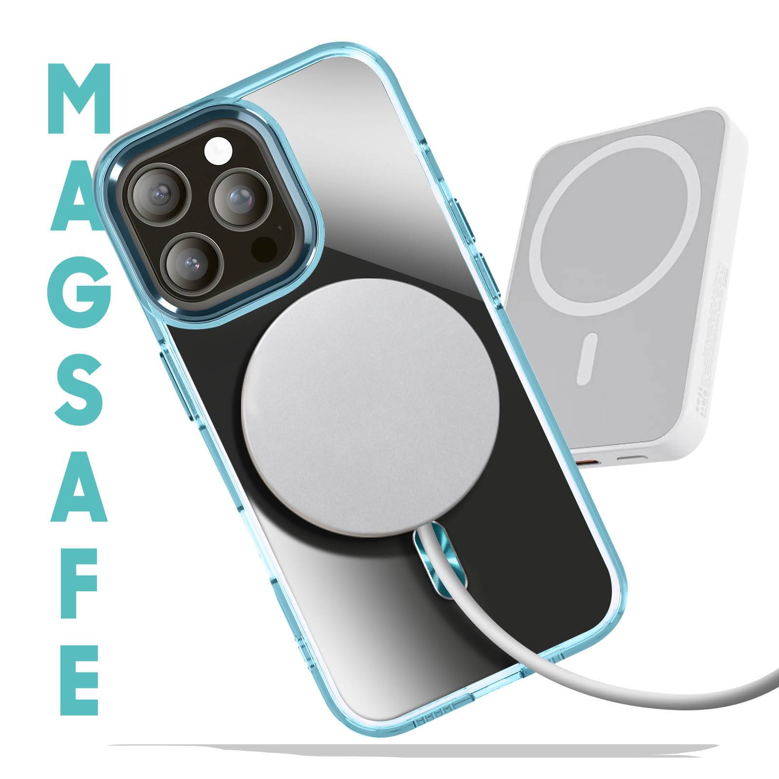 Coque MagSafe pour iPhone 14 Pro Dos Cristal Color-2