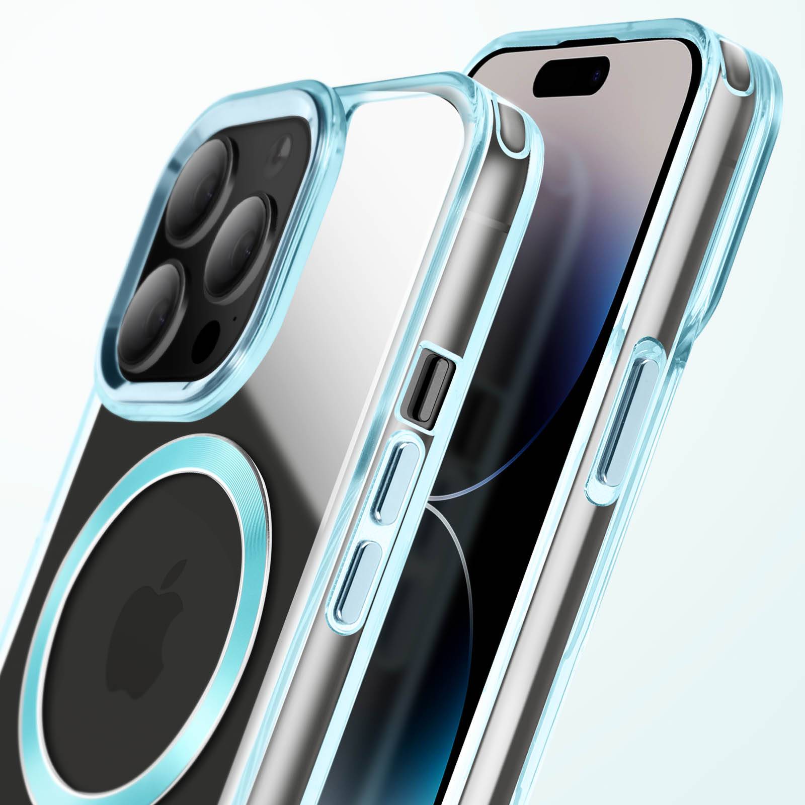 Coque MagSafe pour iPhone 14 Pro Dos Cristal Color-3