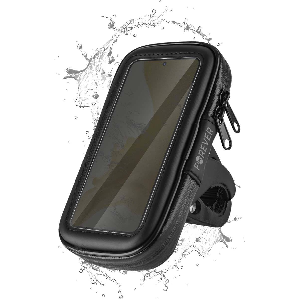Support Vélo pour Smartphone Rotatif Étanche avec Fixation Guidon-3