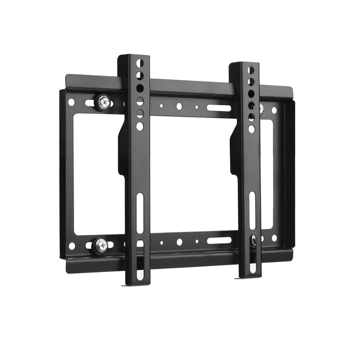 Support Mural Fixe pour TV Standard 14" à 42" Compatible VESA 25kg en Acier-0