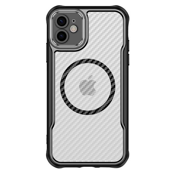 Coque pour iPhone 11 MagSafe Dos Carbone Antichoc Renforcé