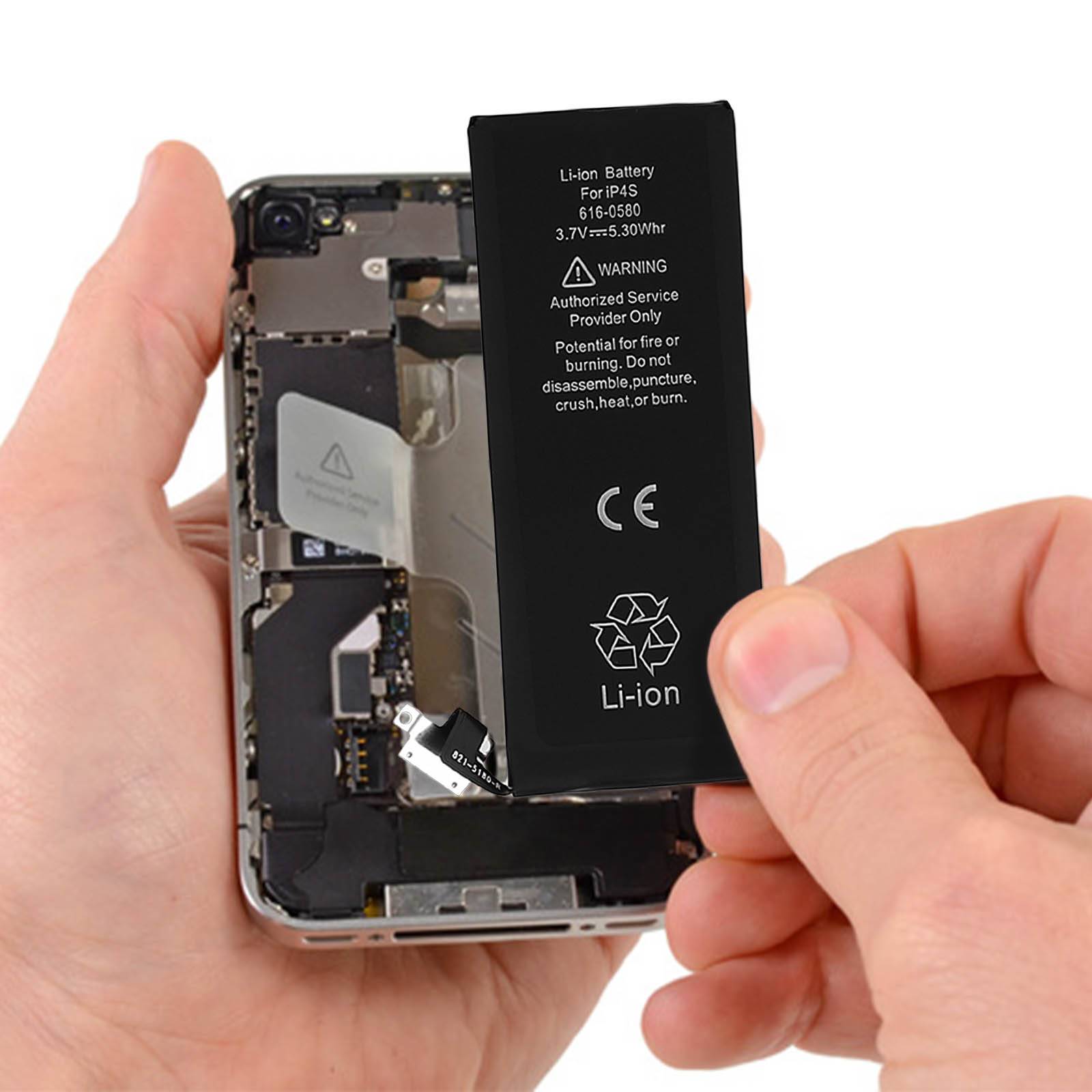 Batterie pour iPhone 4S 1430 mAh Lithium-ion-2
