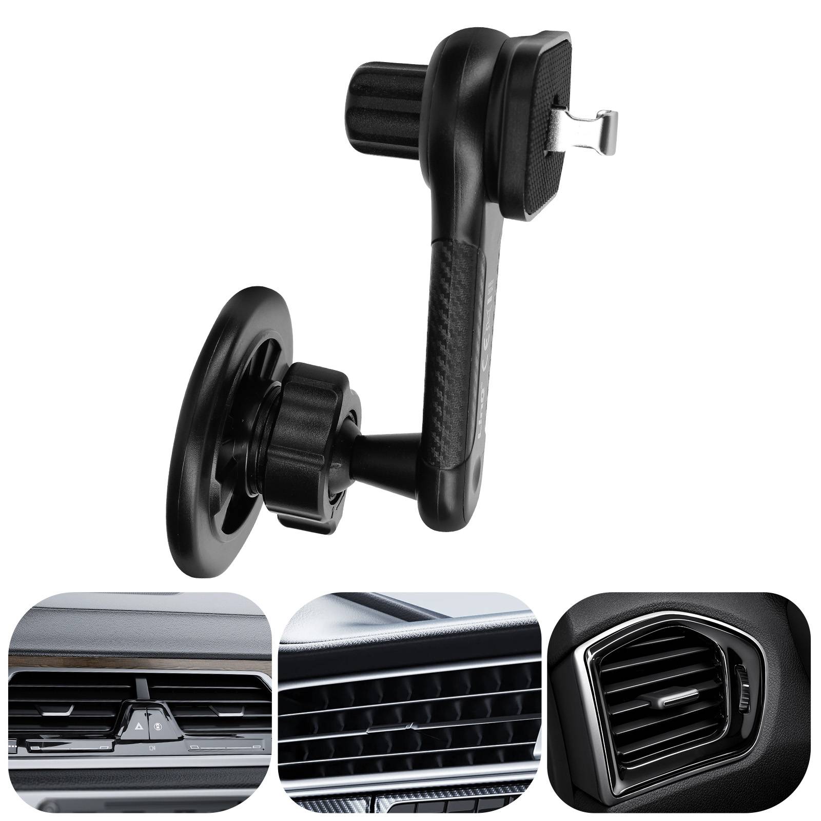 Support Voiture MagSafe Fixation Grille d'aération Design Compact-2