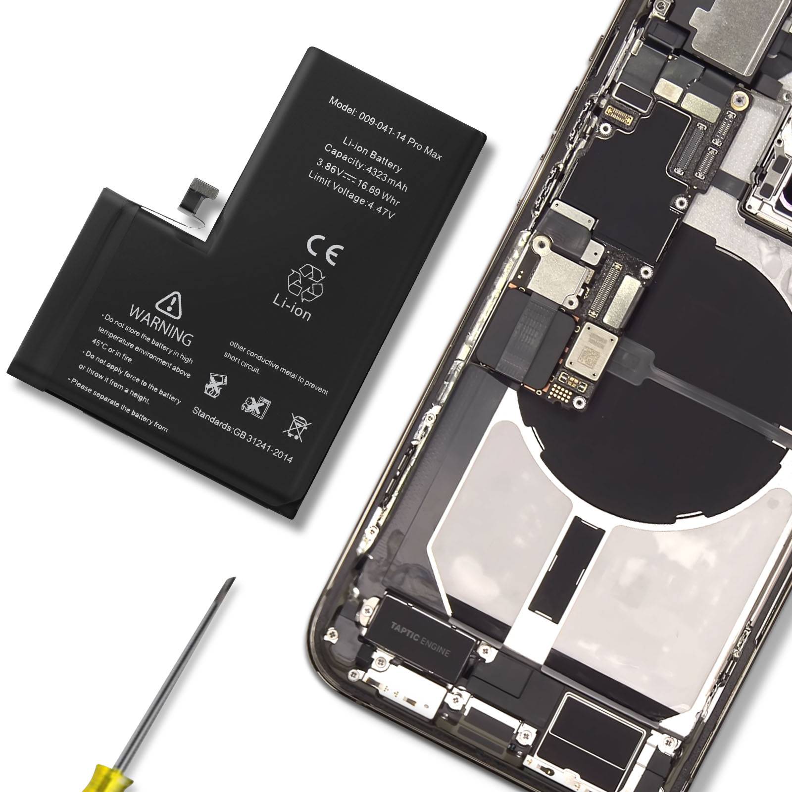Batterie interne pour Apple iPhone 14 Pro Max 4323mAh Puce TI intégré-2