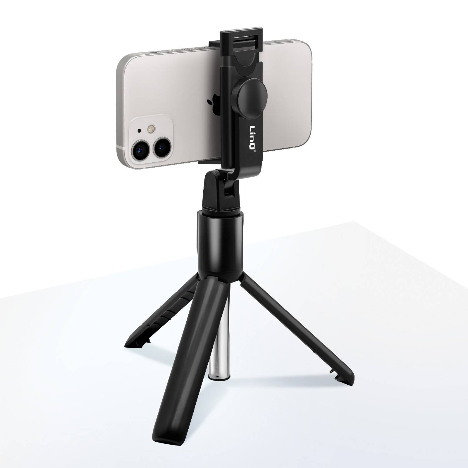 Perche à selfie avec Trépied Extensible et Télécommande Bluetooth-3