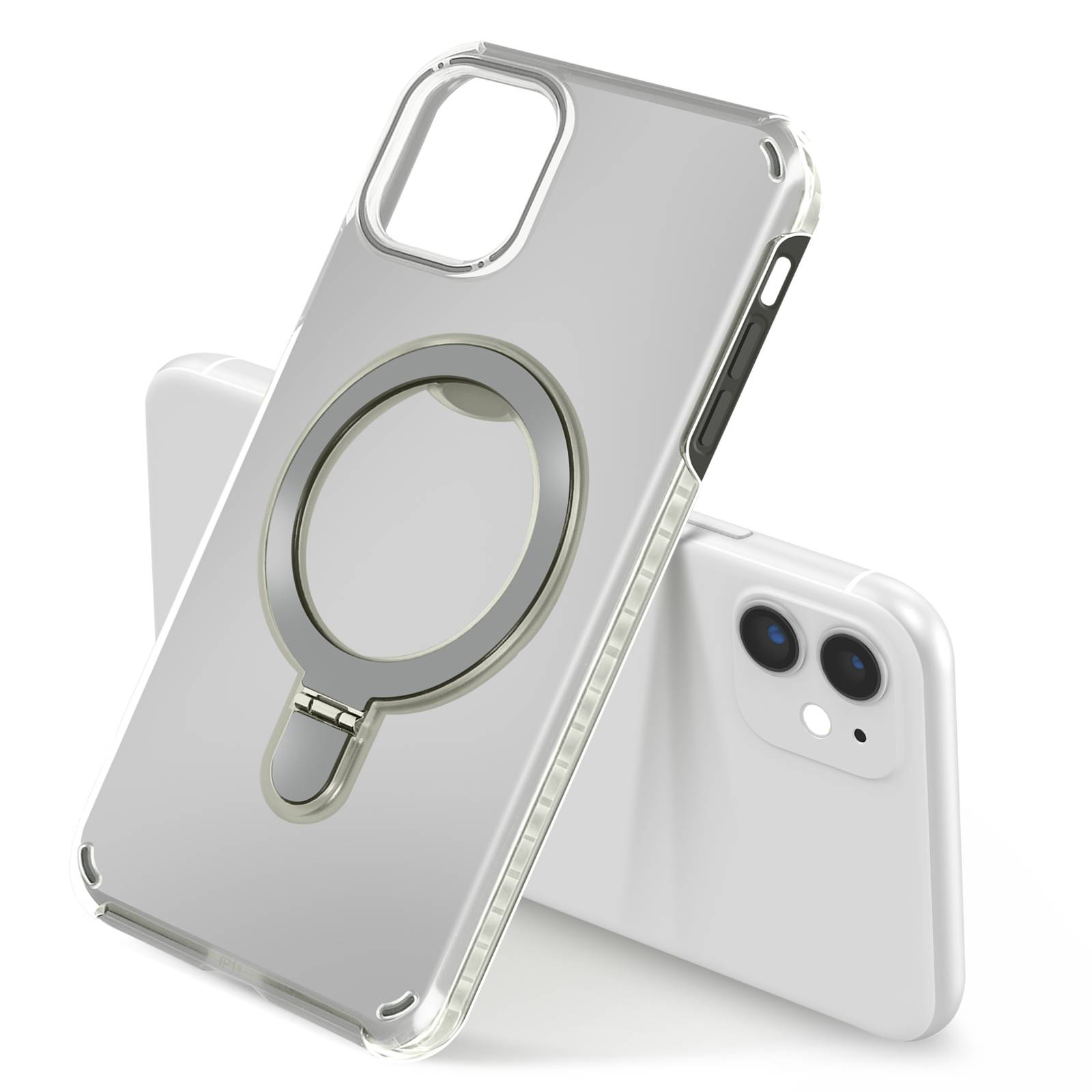 Coque MagSafe pour iPhone 11 Antichoc avec Support Pliable-2