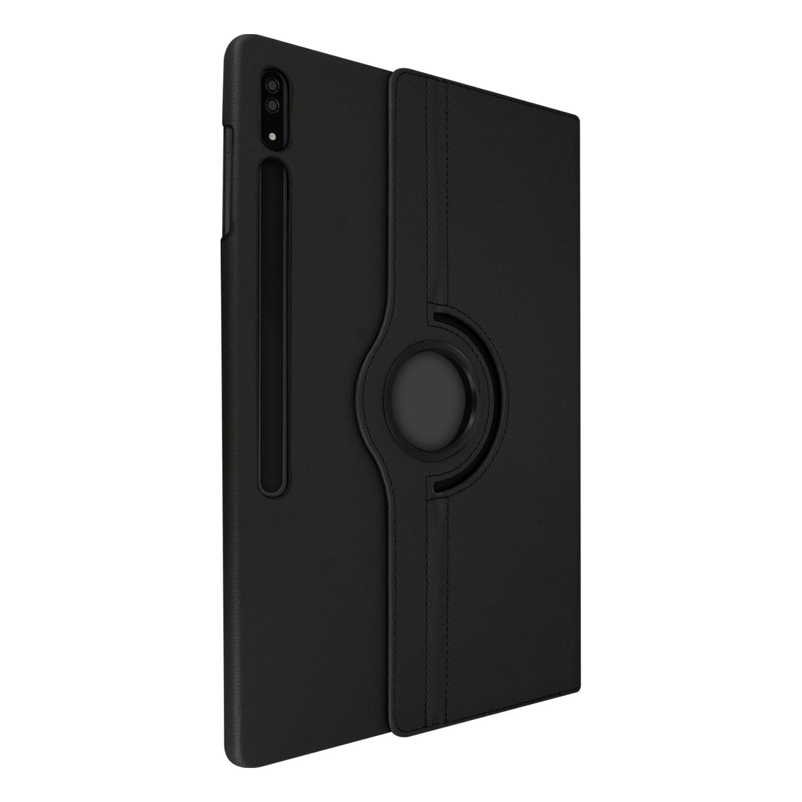 Housse pour Samsung Galaxy Tab S8 Ultra Clapet Support Rotatif 360°-0
