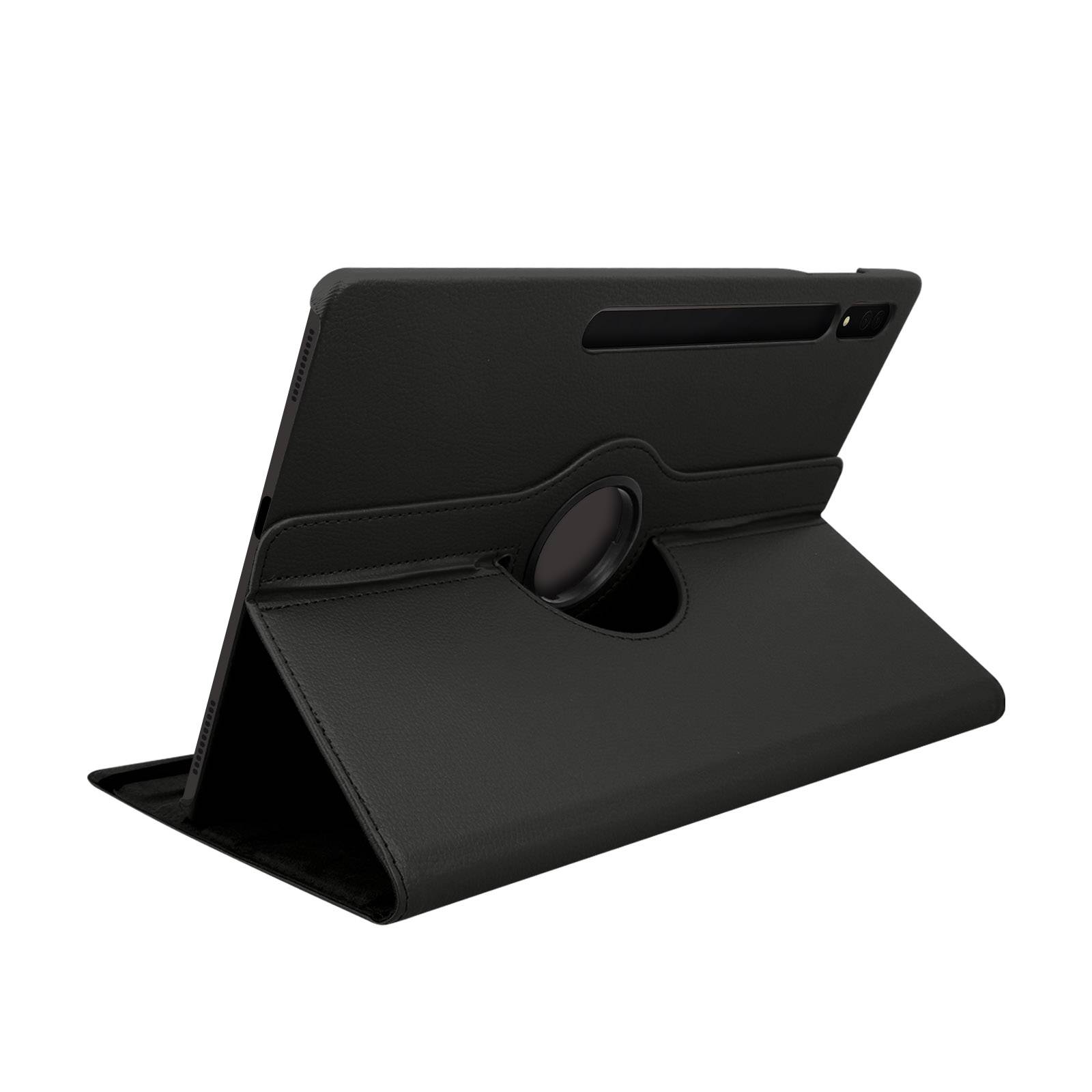 Housse pour Samsung Galaxy Tab S8 Ultra Clapet Support Rotatif 360°-1