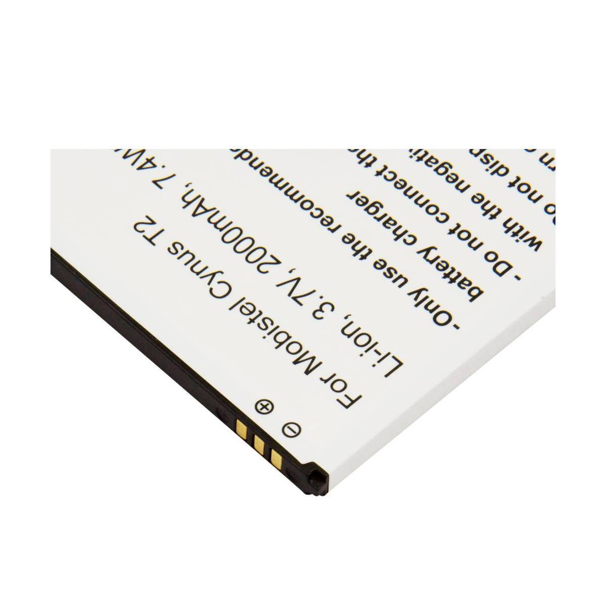 Batterie de Remplacement pour Mobistel Cynus T2 3,7V 2000mAh Li-ion-2