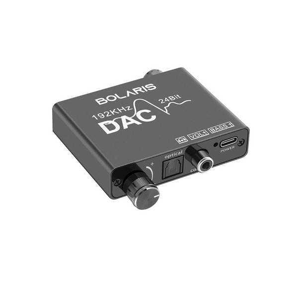 Convertisseur DAC Audio 192 kHz Numérique vers Analogique / RCA / Jack