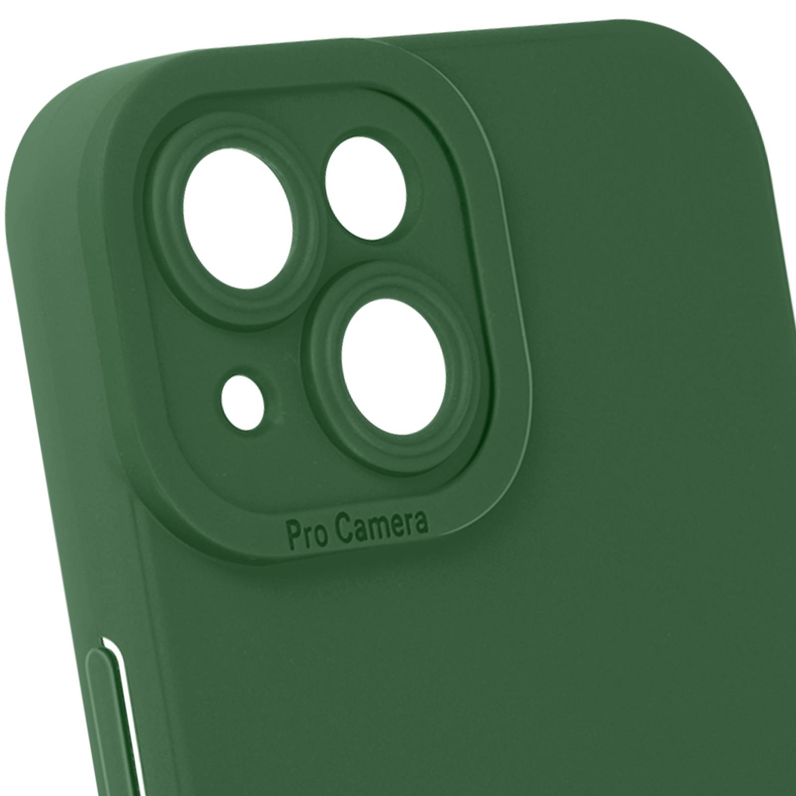 Coque pour iPhone 15 Plus Silicone Mat Protection Caméra-1