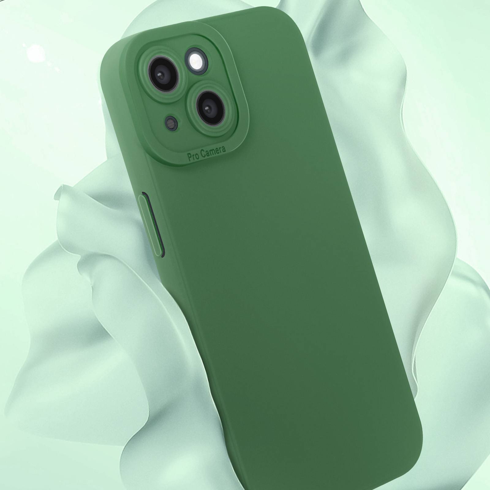 Coque pour iPhone 15 Plus Silicone Mat Protection Caméra-3