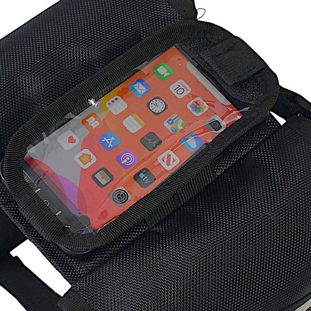 Sacoche pour Cadre Vélo avec Support Smartphone Intégré-1