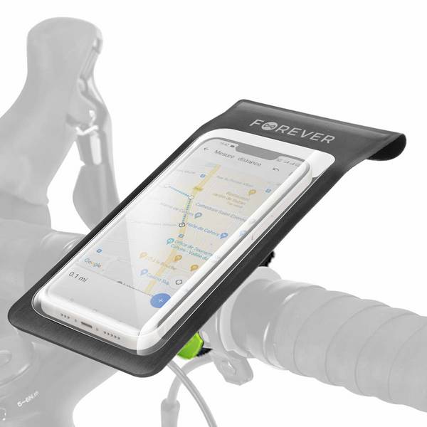 Support Rotatif Vélo pour Smartphone Étanche avec Attache Guidon