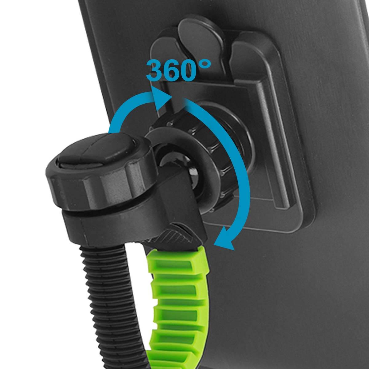Support Rotatif Vélo pour Smartphone Étanche avec Attache Guidon-2
