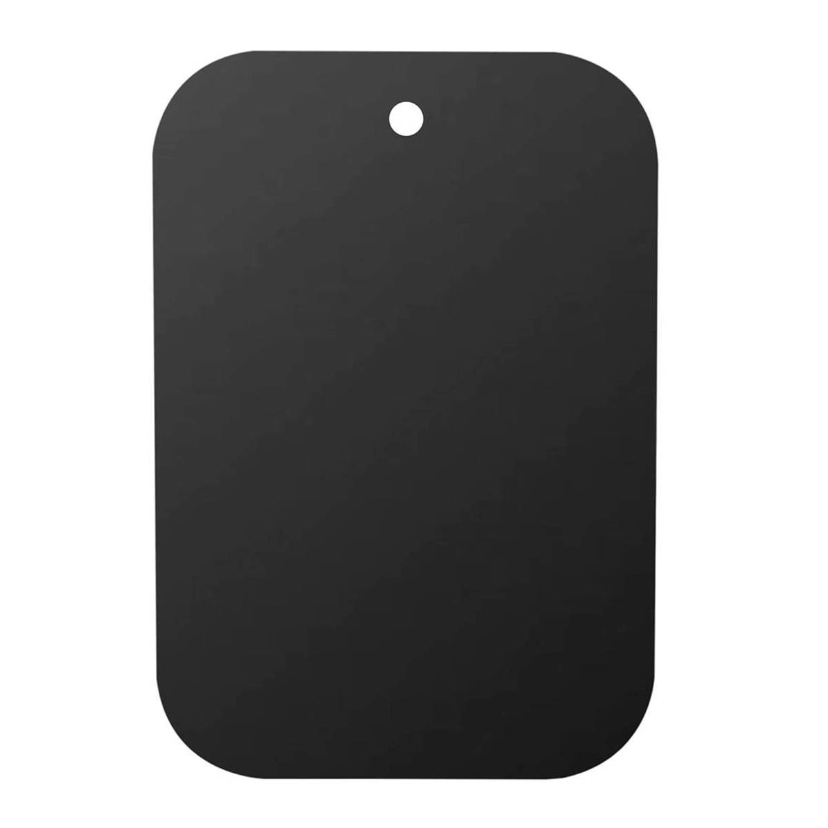 Pack de 2 Plaques Métalliques pour Fixation Magnétique de Support Voiture-0