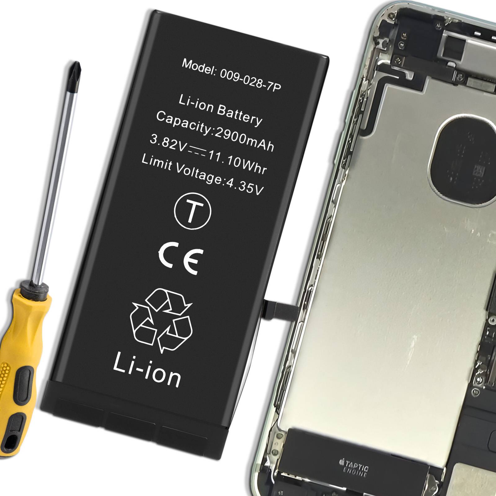 Batterie interne pour iPhone 7 Plus 2900mAh Puce TI intégrée-2