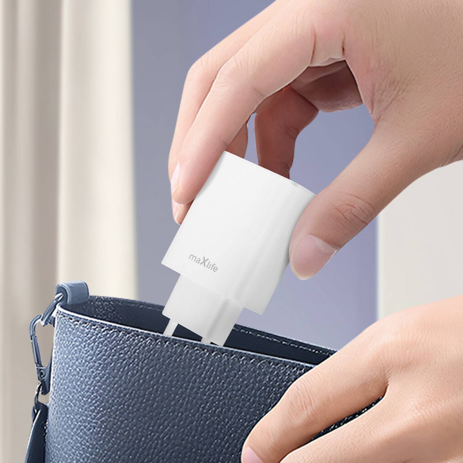 Chargeur Secteur Double Port USB et USB C Power Delivery 20W-3