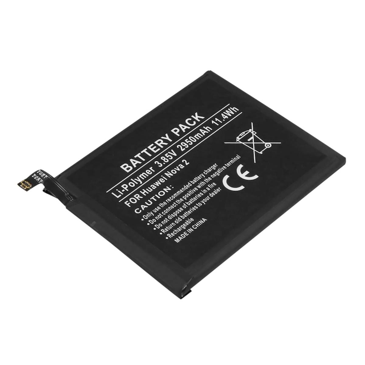 Batterie pour Huawei Nova 2 Li-Polymer 3.85V 2950mAh 11.4Wh-0