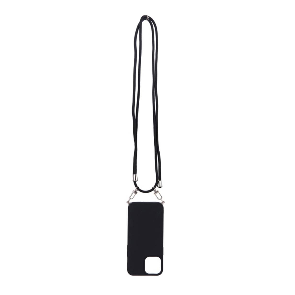 Coque pour iPhone 13 Pro Max avec Cordon en Nylon et Chaîne en Résine-2