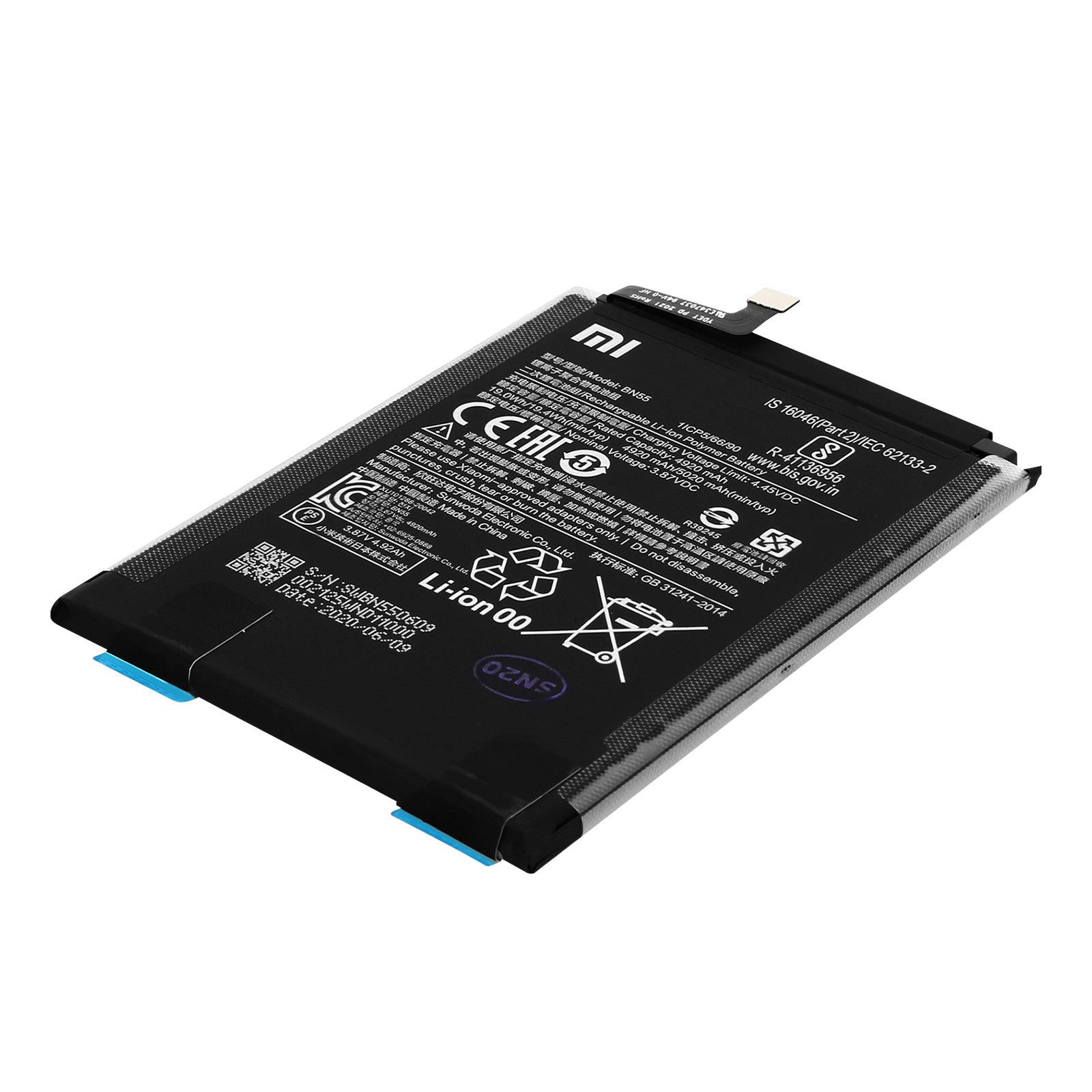 Batterie pour Xiaomi Redmi Note 9S 5020mAh BN55 Service Pack-0