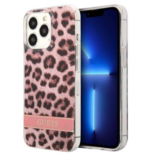 Coque pour iPhone 13 Pro Electro Stripe en TPU avec Motif Léopard