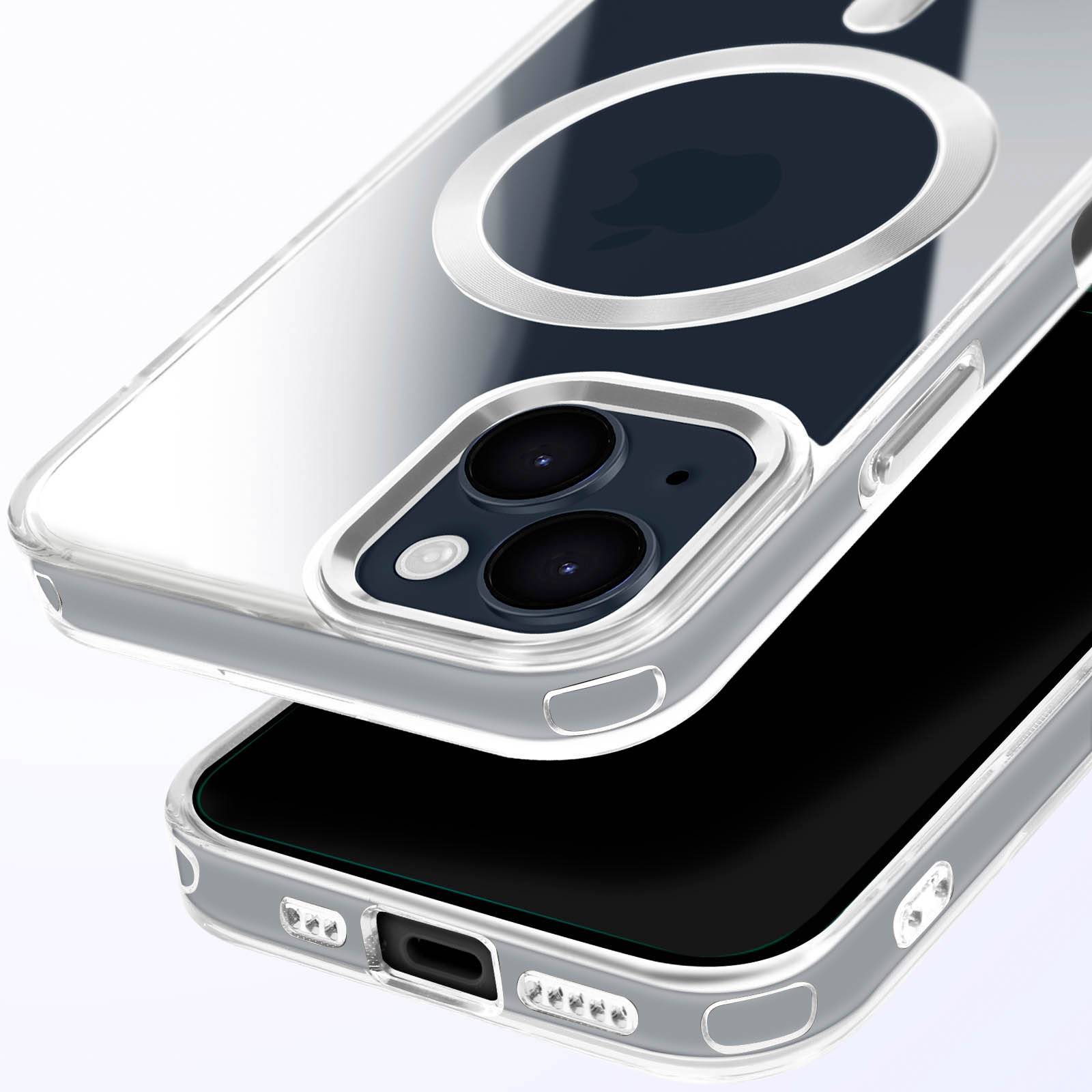 Coque MagSafe pour iPhone 14 et 13 Dos Cristal Color-1