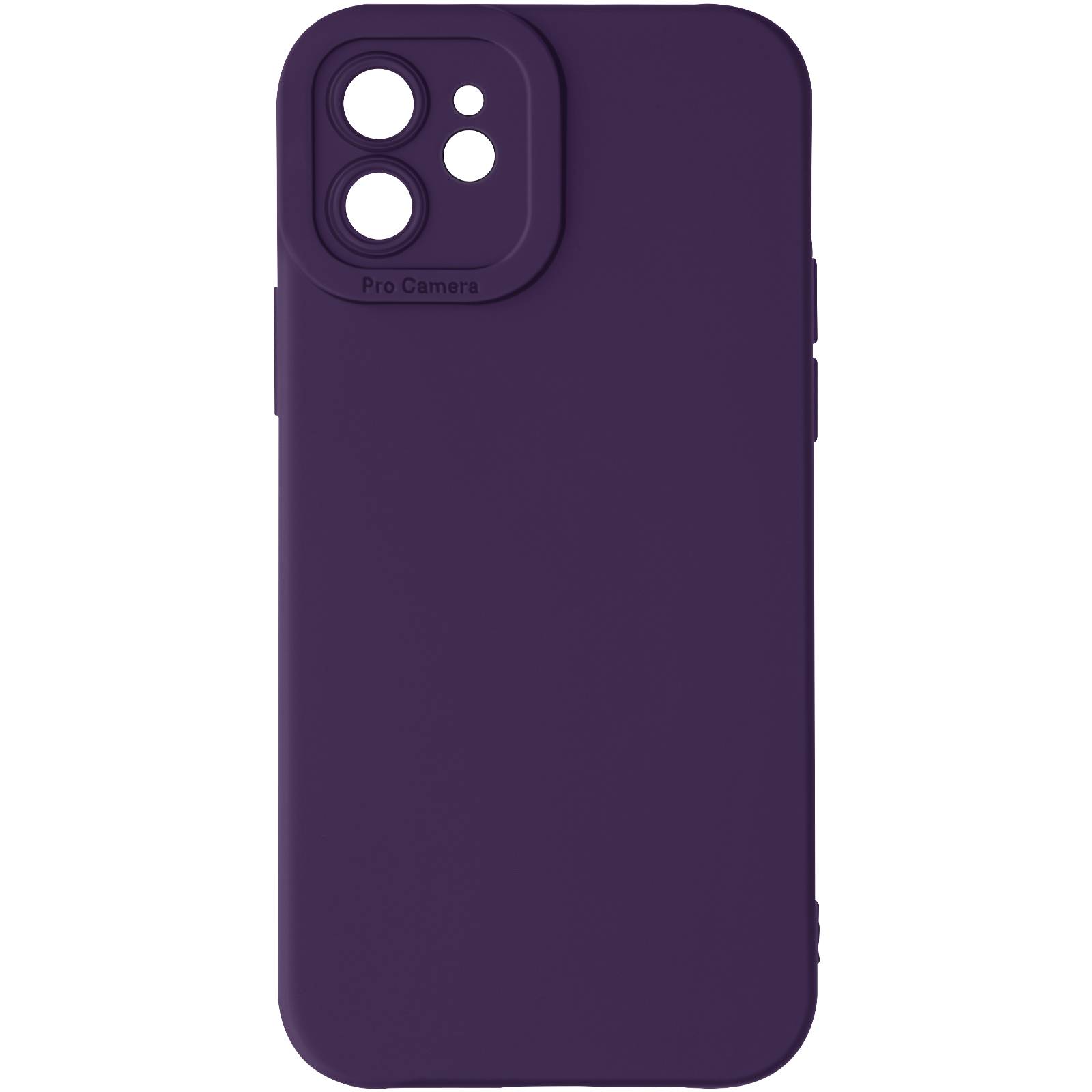 Coque pour iPhone 12 Silicone Mat Protection Caméra-0