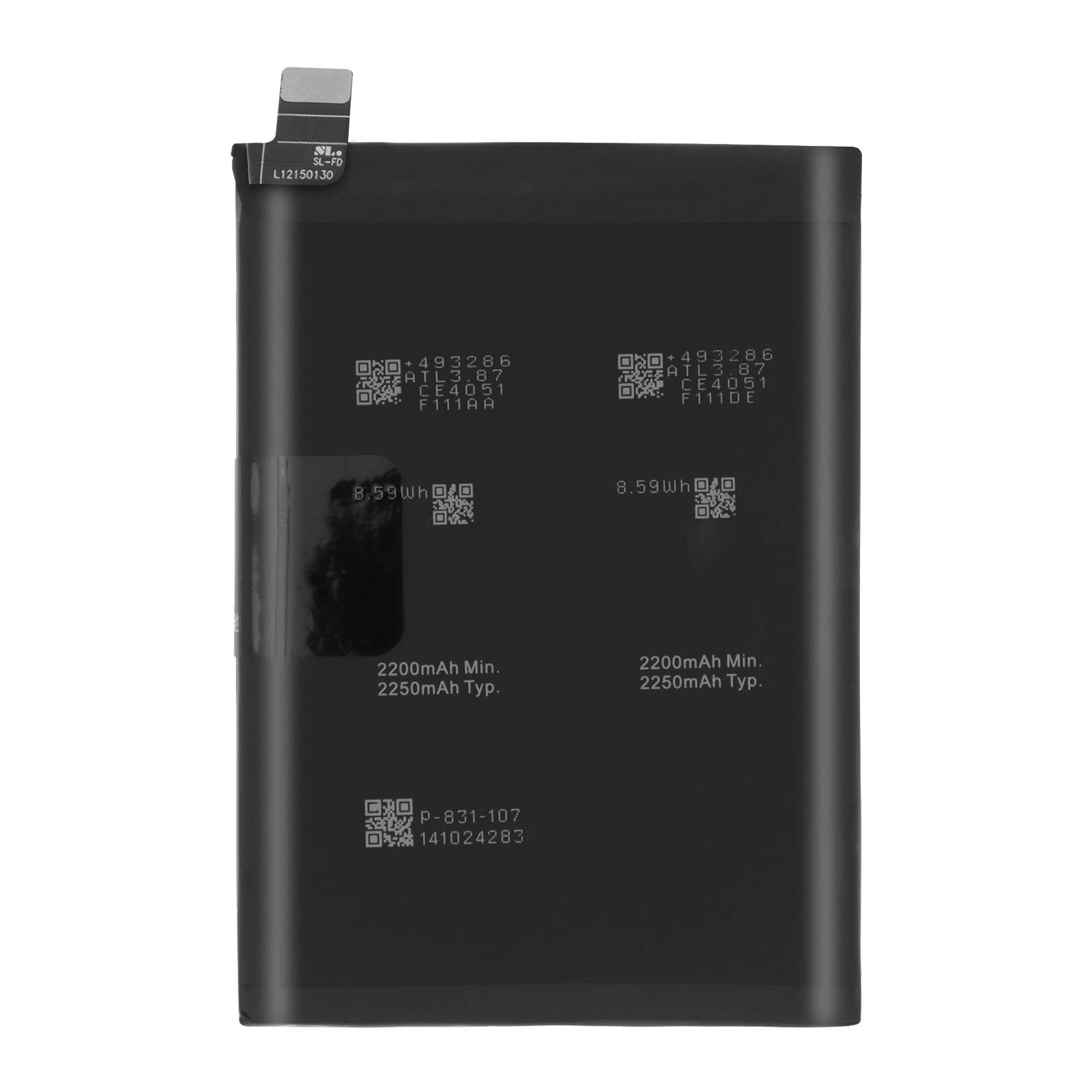 Batterie interne pour Oppo Find X3 Pro 4500mAh modèle BLP831-0