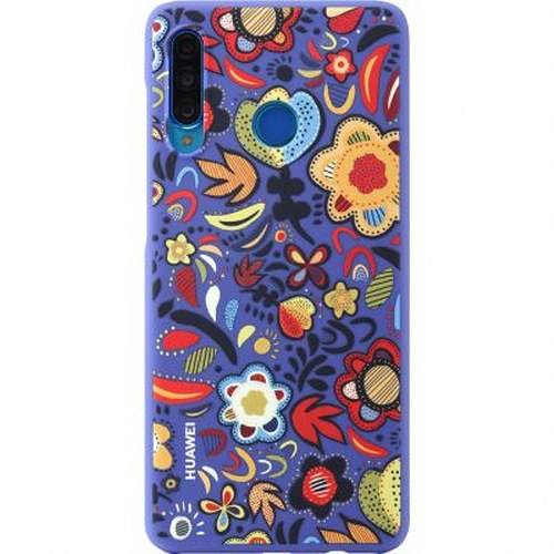 Coque pour Huawei P30 Lite Semi-rigide Florale-0