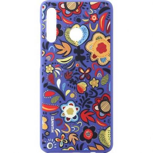 Coque pour Huawei P30 Lite Semi-rigide Florale-1
