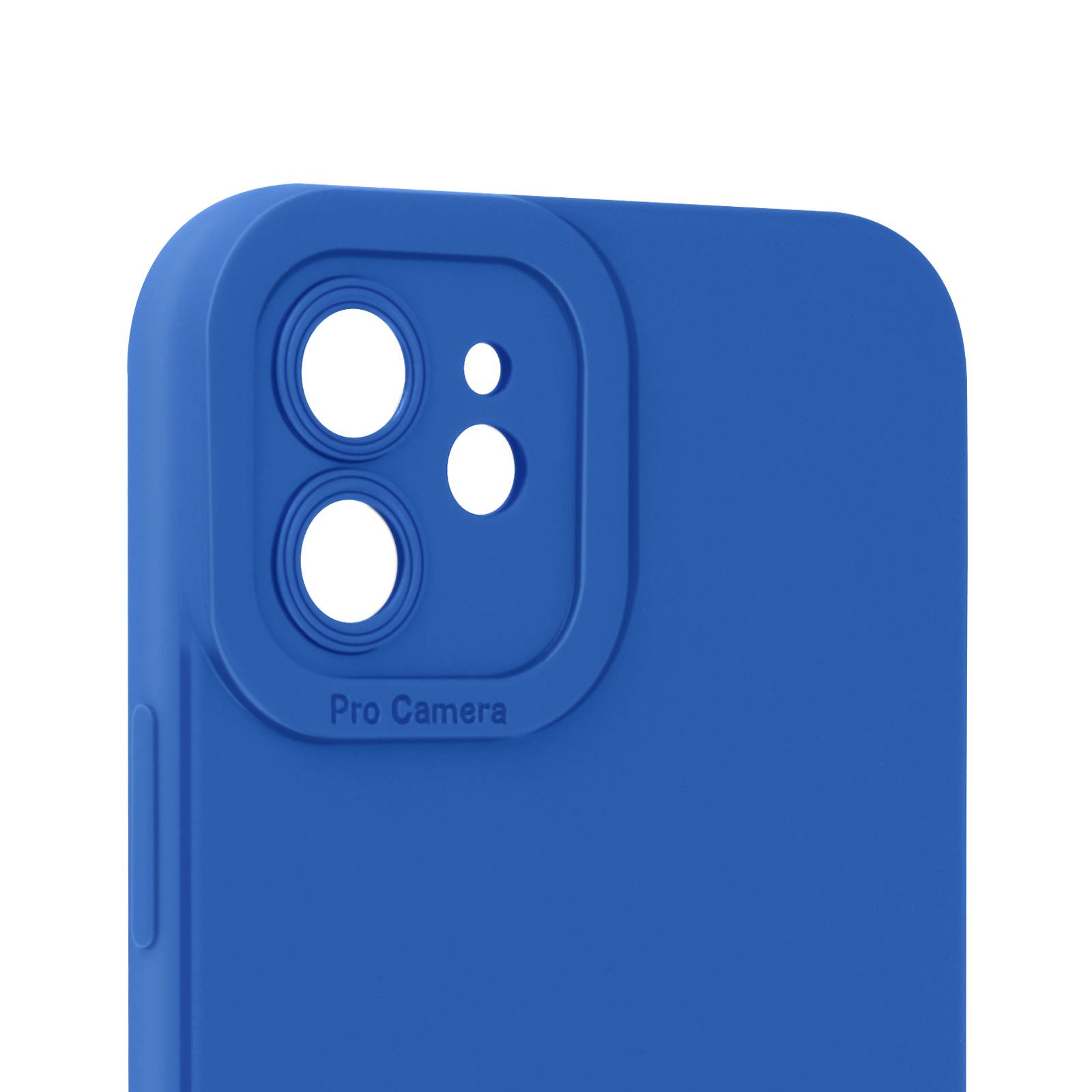 Coque pour iPhone 12 Silicone Mat Protection Caméra-1