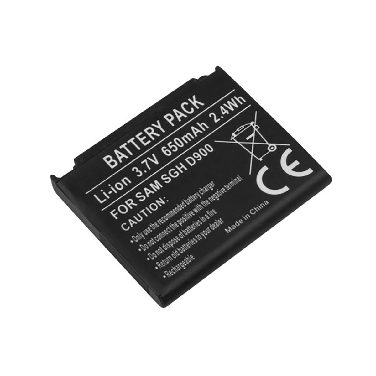 Batterie AB503442CECSTD Samsung SGH D900 Li-ion 3.7V 650mAh 2.4Wh-0