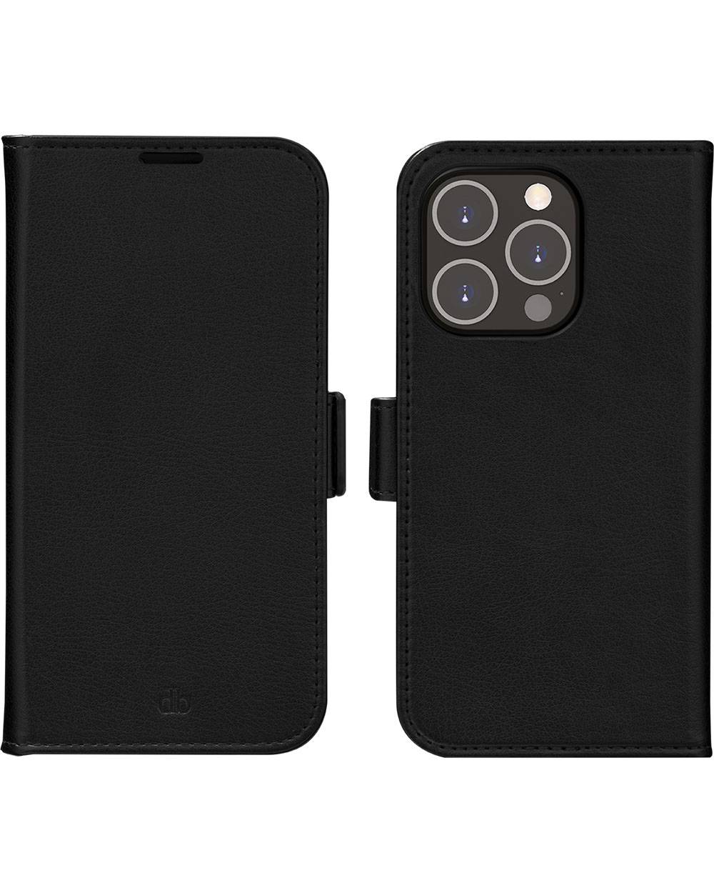 Etui Folio pour iPhone 14 Pro en Cuir Vegan Stockholm Certifié GRS-1