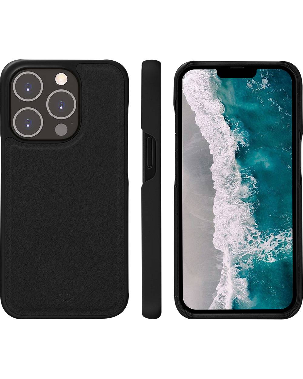 Etui Folio pour iPhone 14 Pro en Cuir Vegan Stockholm Certifié GRS-3