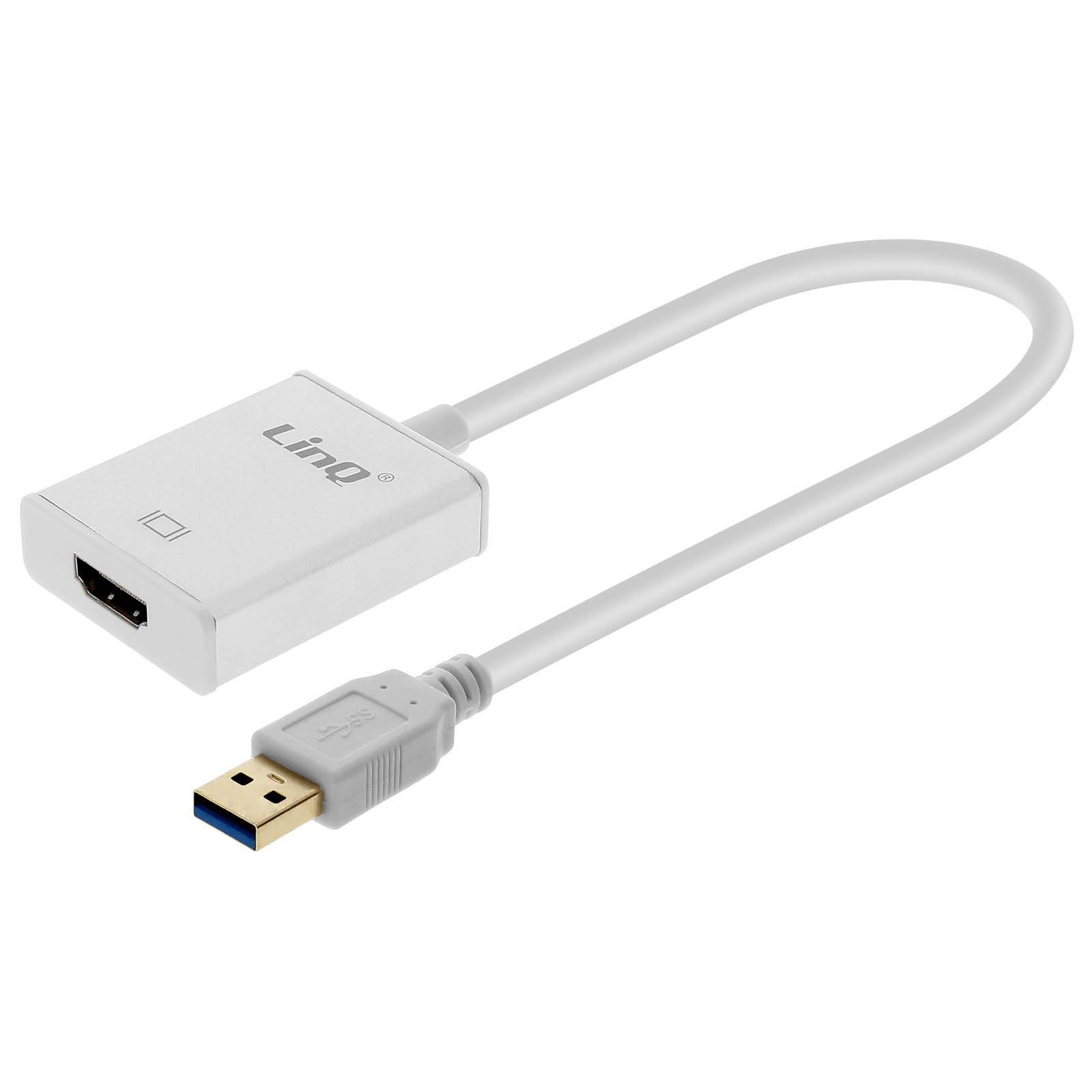 Câble USB 3.0 vers HDMI Femelle Adaptateur Vidéo Full HD-1