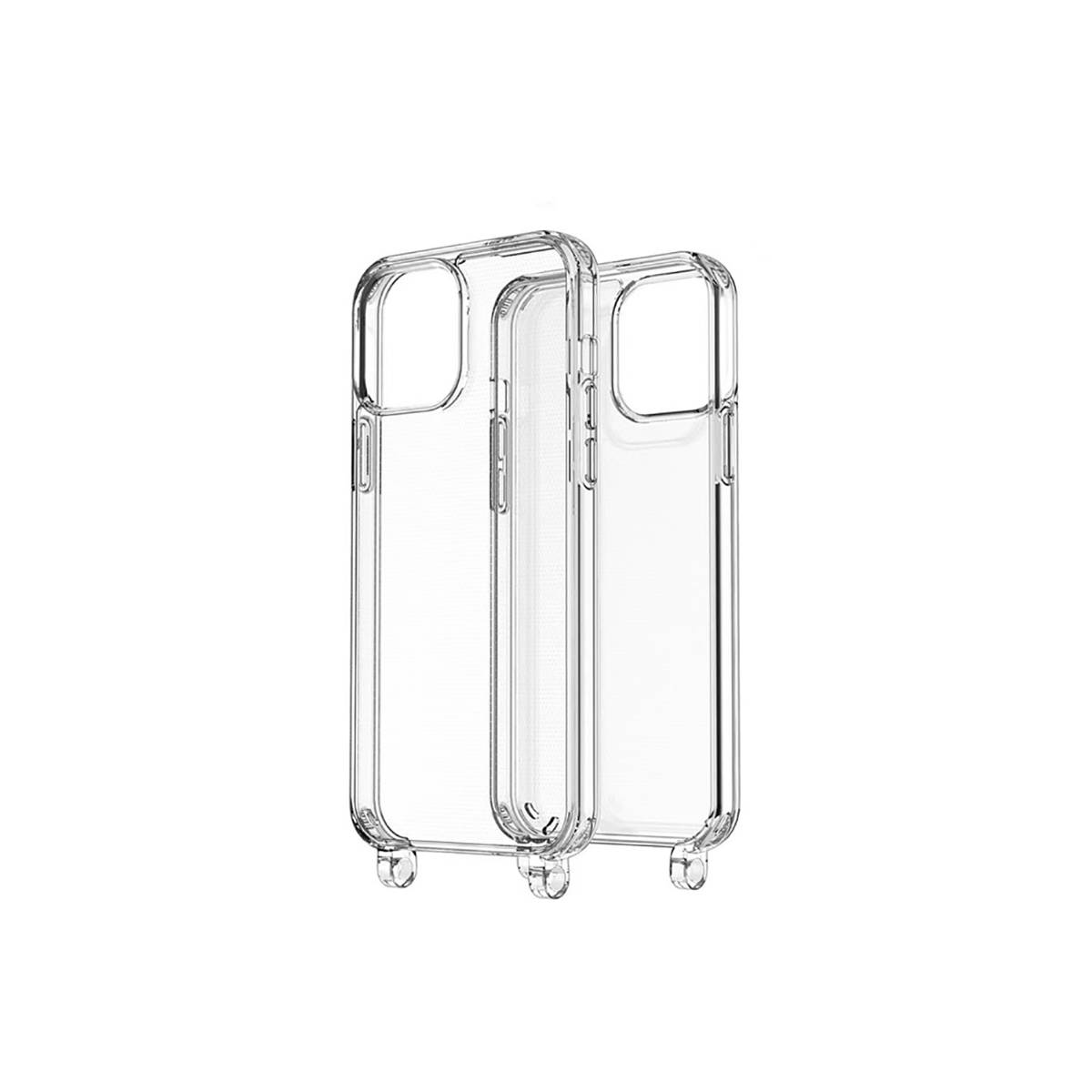Coque pour Apple iPhone 13 Pro Max Ultra-Résistante avec 2 Accroches en TPU-1