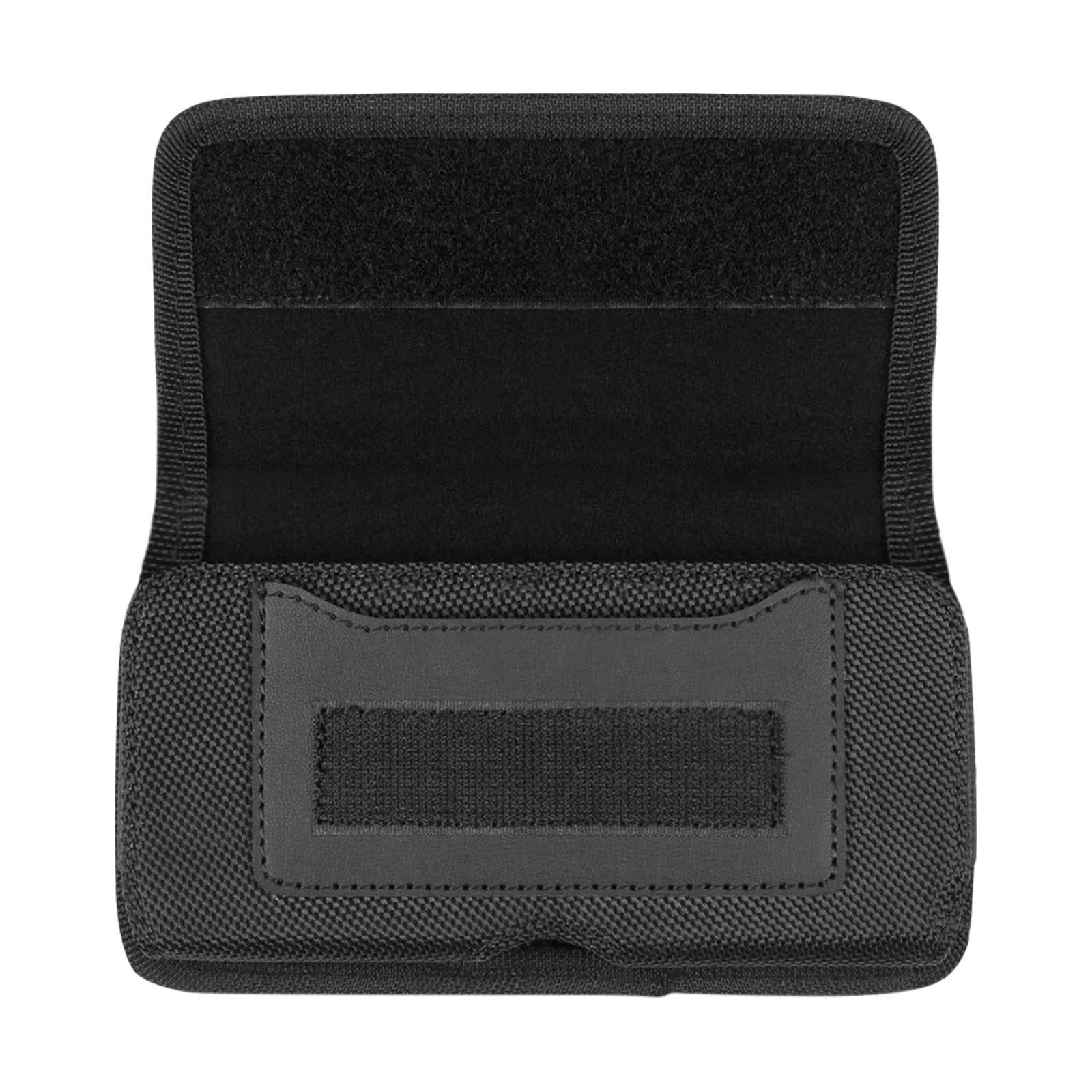 Étui Ceinture Horizontal pour Smartphone 6,8 pouces Nylon Double Fixation-1