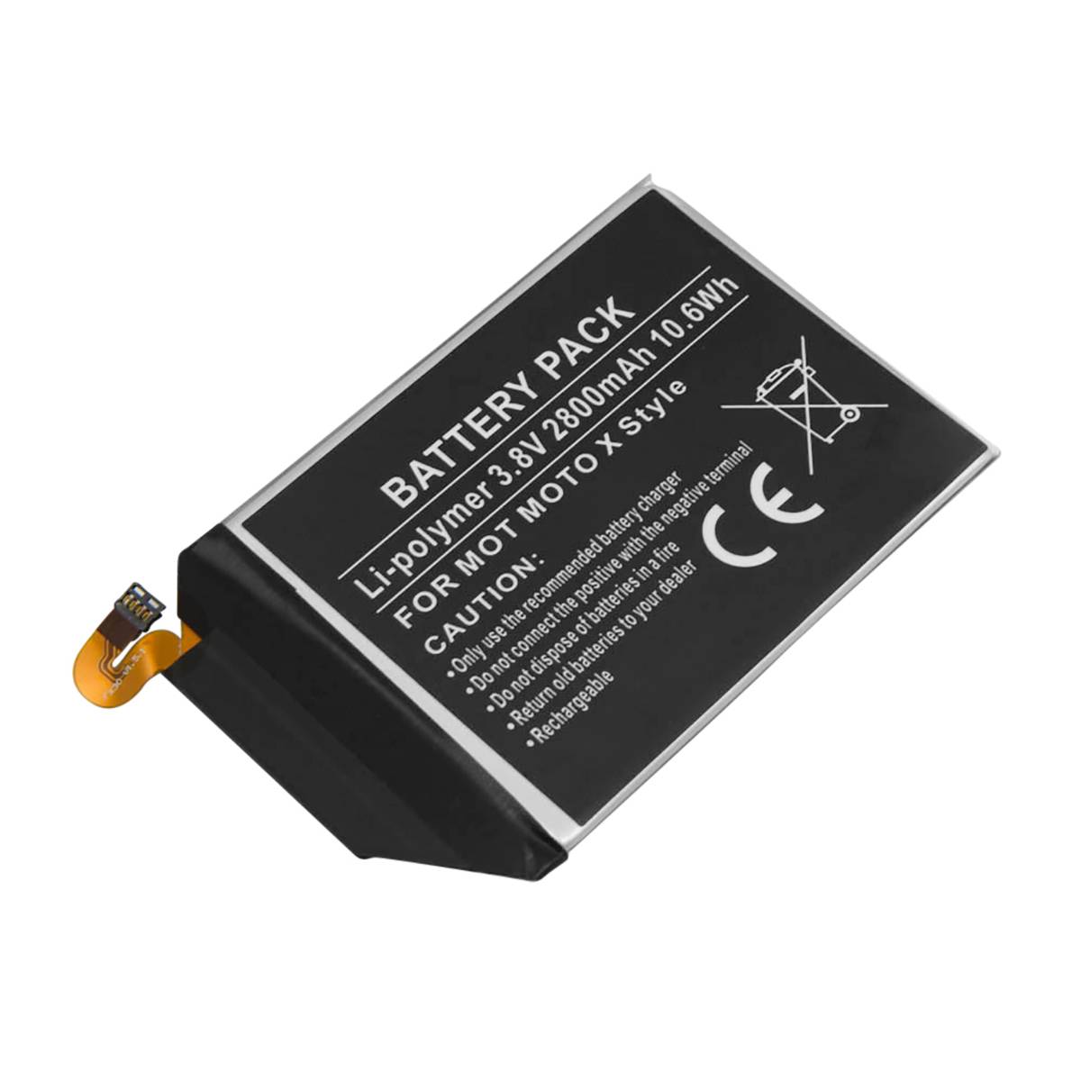 Batterie de Remplacement Motorola Moto X Style Li-Polymer 3,8V 2800mAh 10,6Wh-0