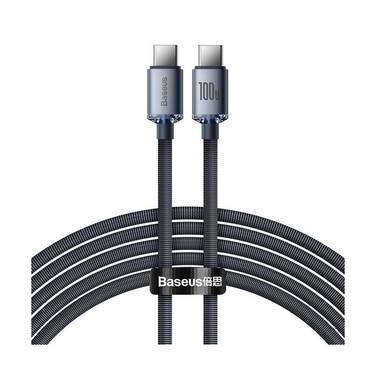 Câble USB-C vers USB-C 100W Série Crystal Shine Charge et Synchronisation 2m