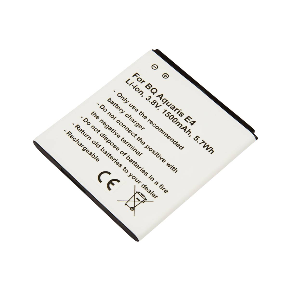 Batterie Smartphone BQ Aquaris E4 Li-ion 3.8V 1500mAh 5.7Wh-0